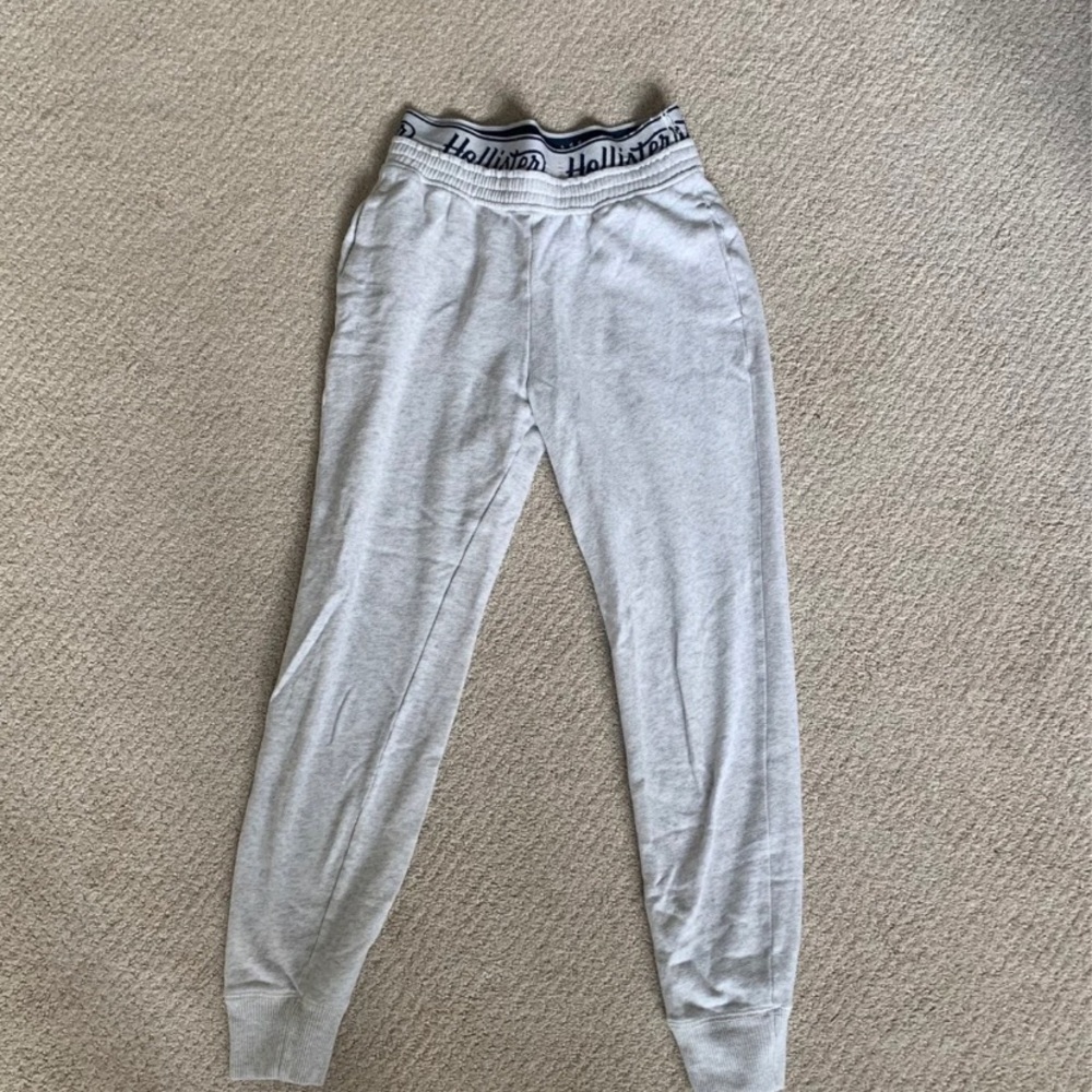 White Hollister Sweatpants XS